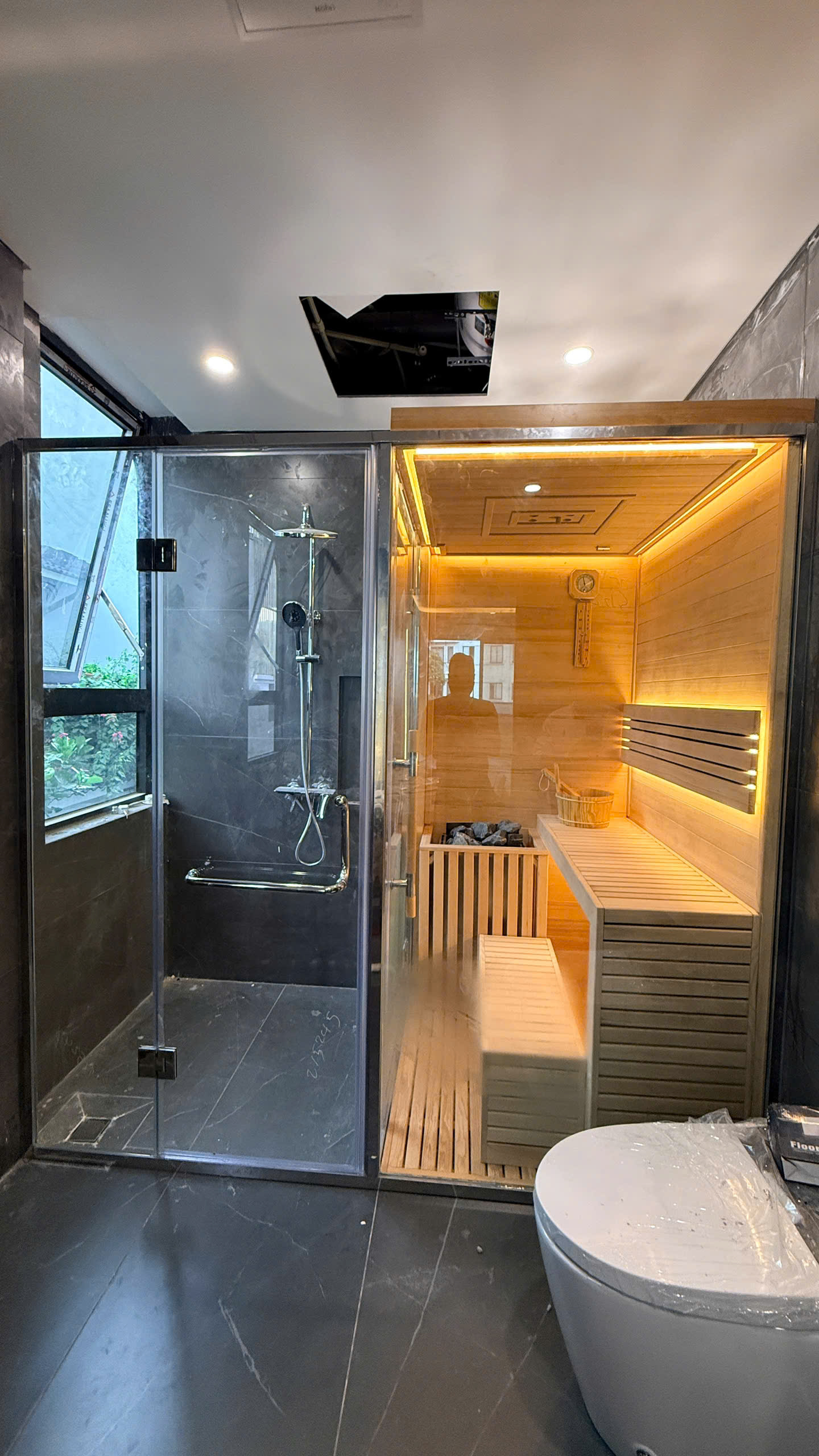 Thi công phòng xông hơi cao cấp 2026 tại HCM (6)