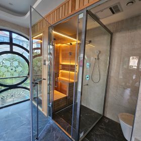 Thi công phòng xông hơi cao cấp 2026 tại Hà nội (9)