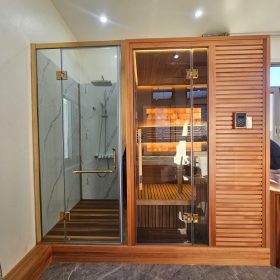 Thi công phòng xông hơi cao cấp 2026 tại Hải Dương (20)