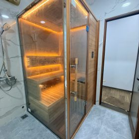 Thi công phòng xông hơi cao cấp 2026 tại Hòa Bình (17)