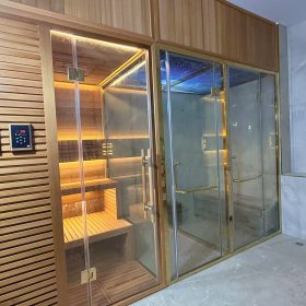 Thi công phòng xông hơi cao cấp 2026 tại Yên Phong (21)