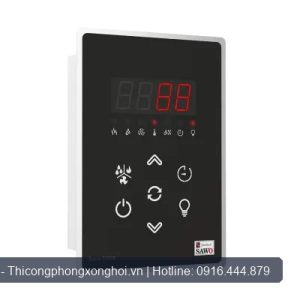 Bảng Điều Khiển Cảm Ứng Mặt Thép Inox SAWO Innova Stainless Touch (INT-S-SST) - Hình ảnh 1 chính hãng SAWO Phần Lan