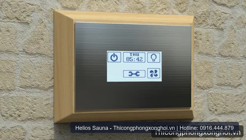 Bảng điều khiển cảm ứng thông minh kết nối loa Bluetooth và ánh sáng sinh học 7 màu Chromotherapy