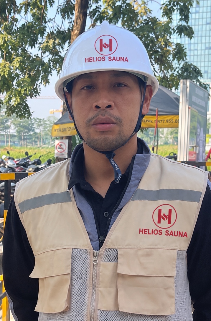Kỹ sư Nguyễn Minh Tiệp - Đội ngũ kỹ thuật Helios Sauna Kỹ sư Nguyễn Minh Tiệp giới thiệu các sản phẩm phụ kiện phòng xông hơi SAWO chính hãng
